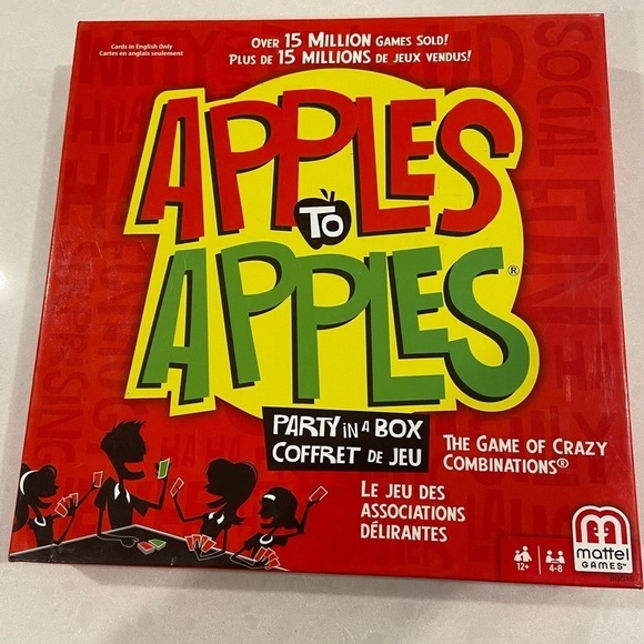 Mattel Other - Apples To Apples Party In A Box Game